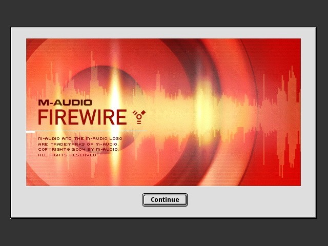 M-Audio Firewire Drivers (MacOS 9) (2002)