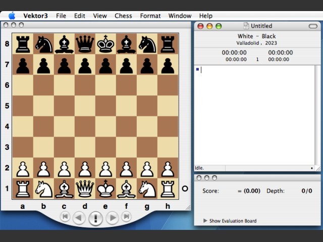 Vektor3: The Mac OS X Chess Application (2005)