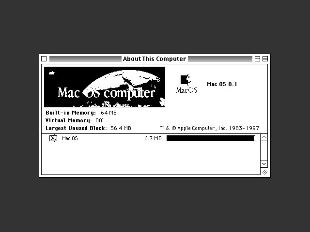 MacOS 8.0 & 8.1 68030 patch (2002)