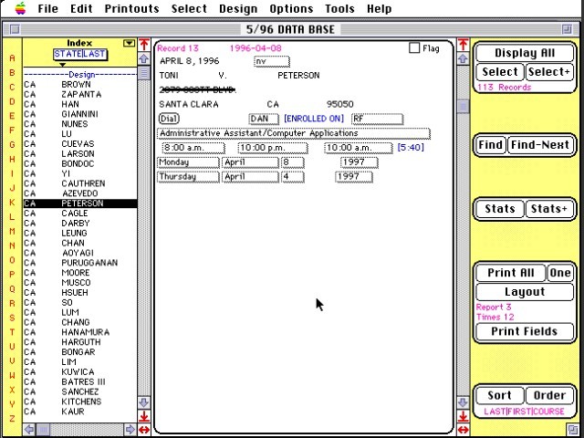 MyDataBase (1993)