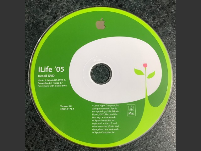 iLife '05 v5.0 (691-5169-A,2Z) (CD and DVD) (2005)