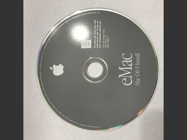 Mac OS 9.2.2 (Disc 1.0) (eMac) (691-3482-A,Z) (CD) (2002)