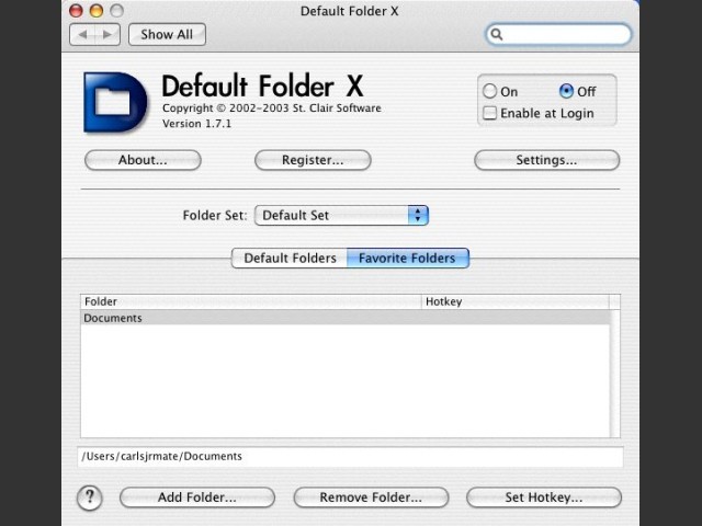 Default Folder X (2003)