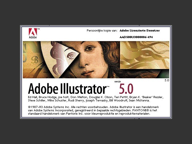 Adobe Illustrator 5.0 (1993)