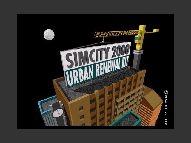 SimCity 2000 + Urban Renewal Kit + SC2K Scenario Maker (1995)