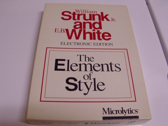 The Elements of Style: Electronic Edition (1990)