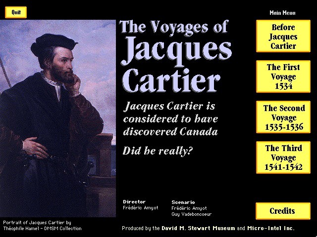 Les Voyages de Jacques Cartier (Bilingual EN/FR) (1994)