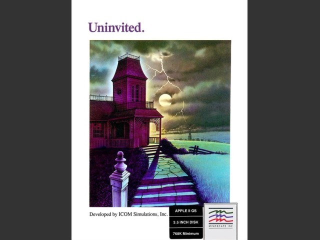 Uninvited (for Apple IIGS) (1988)