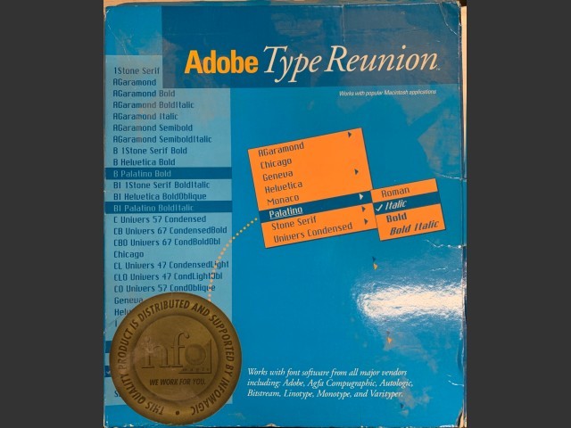 Adobe Type Reunion v1 (1990)