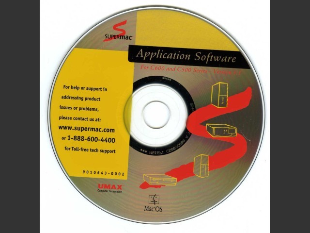 Umax SuperMac C500 & C600 Series Additional Software CD-ROM (1996)