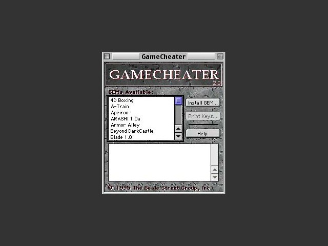 GameCheater 2.0 (1995)