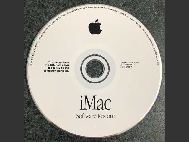 Mac OS 9.0.4 (Disc 1.1) (iMac) (CD) (2000)