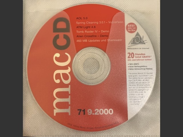 Mac Magazin CD 71 (September 2000, German) (2000)