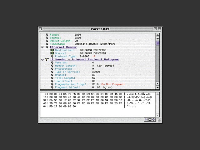 EtherPeek 4.0.1 (1999)