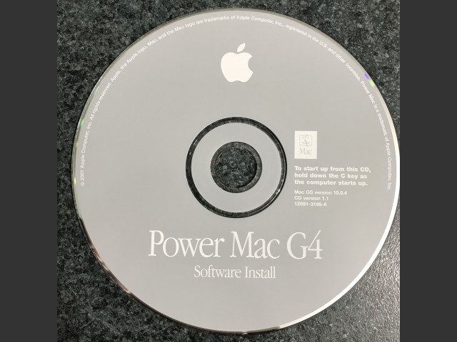 691-3187-A,,Power Mac G4. Software Restore (4 CD set) Mac OS v9.2.1, v10.0.4. Disc v1.0... (2001)