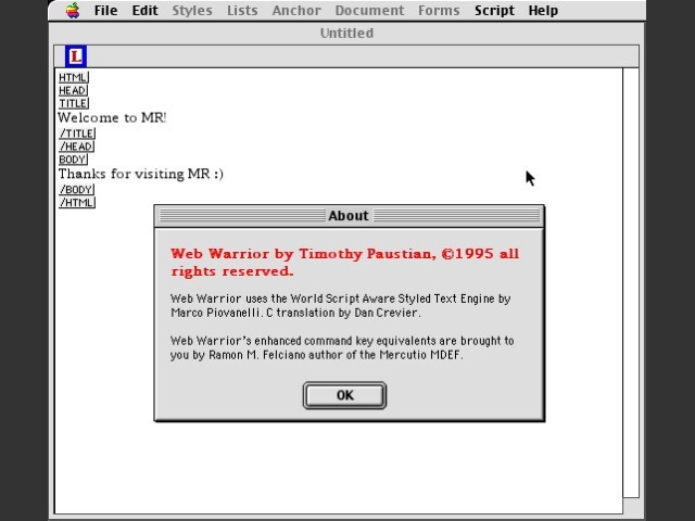 WebWarrior (1996)