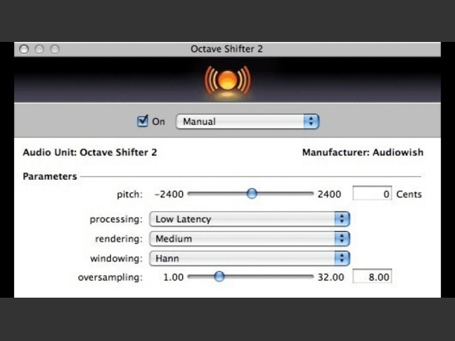 Octave Shifter 2 Audio Unit (PPC version) (2005)