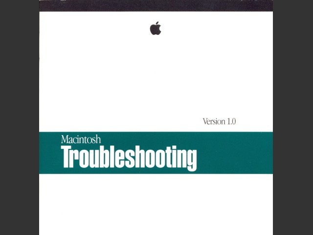 Macintosh Troubleshooting (1992)