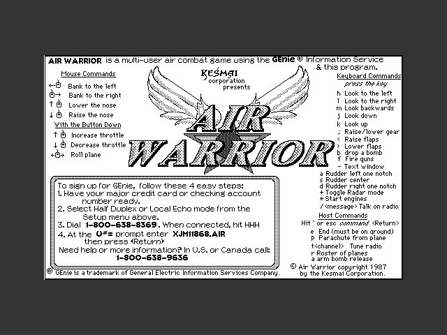 Air Warrior (1987)