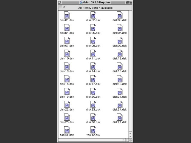 Mac OS 8.0 (DS,HD) (1997)