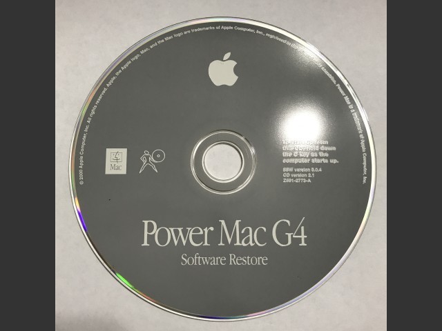 Mac OS 9.0.4 (Disc 1.0) (G4) (691-2772-A,Z) (CD) (2000)