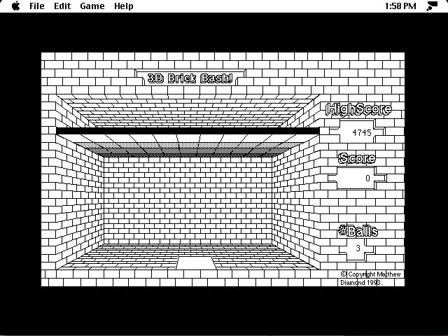 3D Brick Bash (1994)