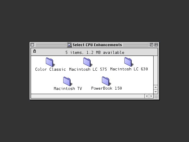 Select CPU Enhancements (1994)