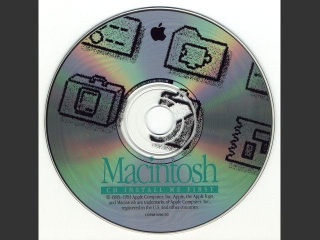 CDRM1098120,Install Me First {Macintosh Quadra 660AV,840AV} (CD) (1993)