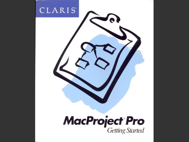 Claris MacProject Pro 1.0 (1992)