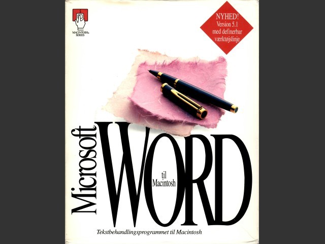 Microsoft Word 5.1 [da_DK] (1993)