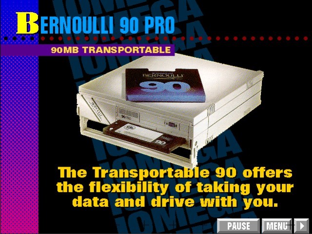 Iomega Bernoulli 90 PRO Demo (1992)