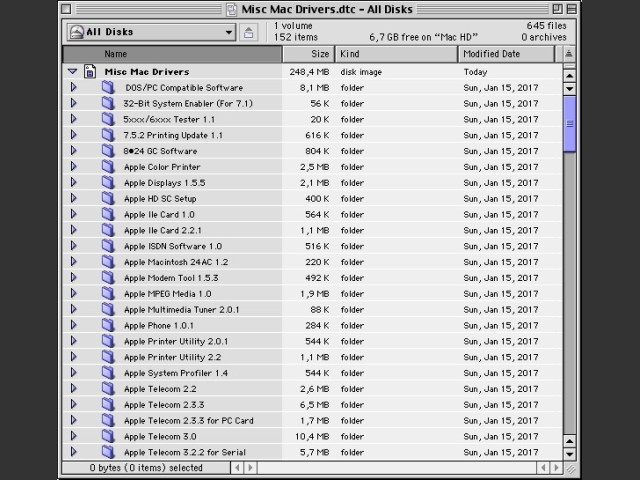 Misc Mac Drivers (1990 - 1997) (1990)