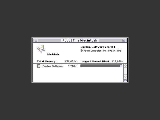 Mac OS 7.5.4 beta 4 (Son of Buster) (1996)