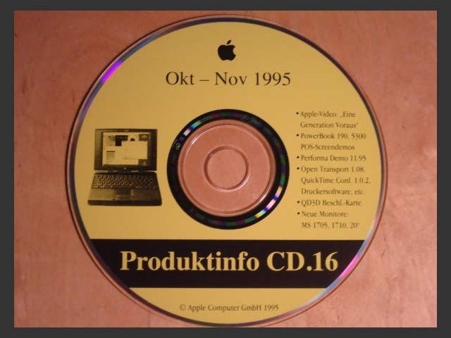 Produktinfo 16 (Germany) (1995)