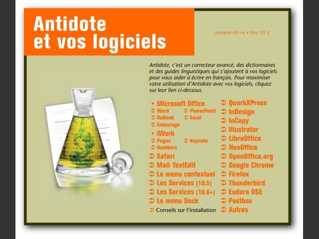 Antidote HD v6 - ( French ) (2011)
