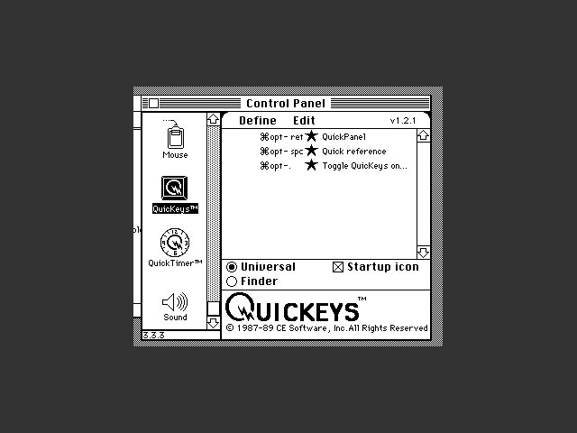 QuicKeys 1.2 (1996)