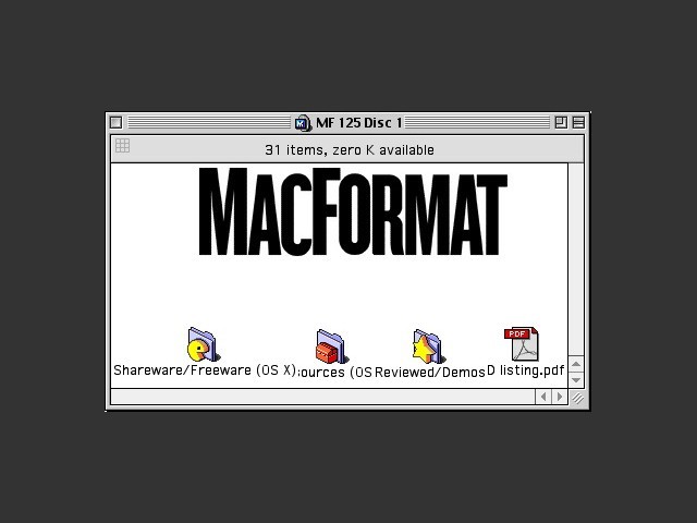 MacFormat CD # 125 (January 2003) (2002)