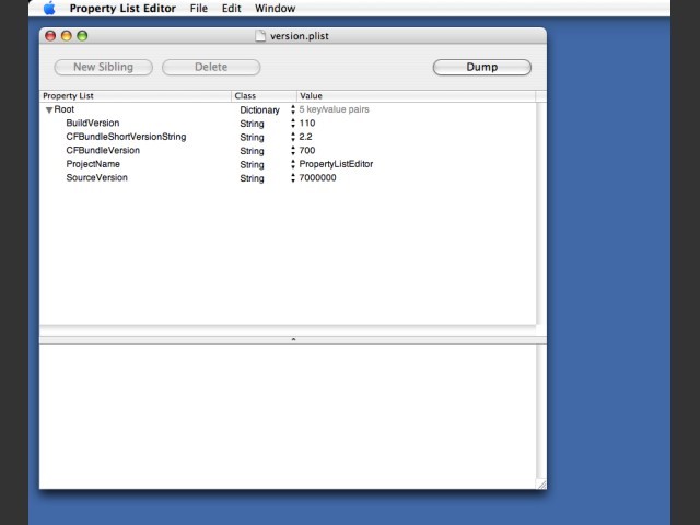 Property List Editor (2002)