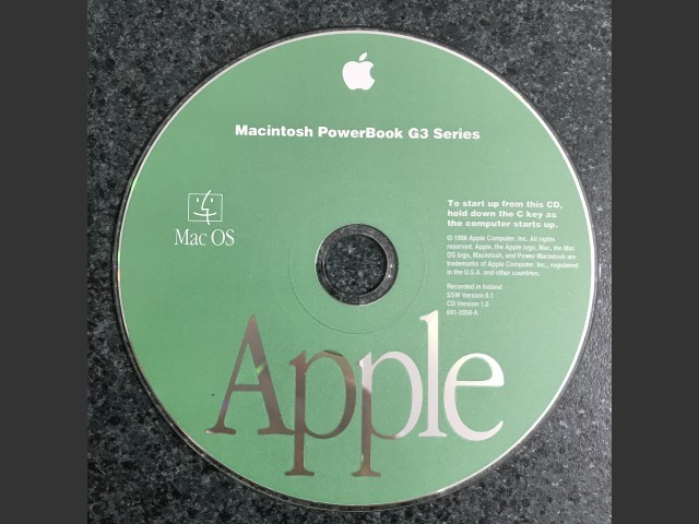 Mac OS 8.1 (Disc 1.0) (PowerBook G3) (CD) (1998)