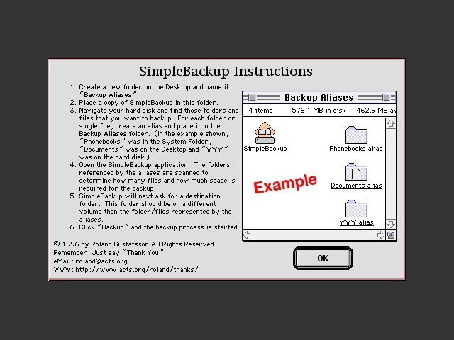 SimpleBackup (1996)