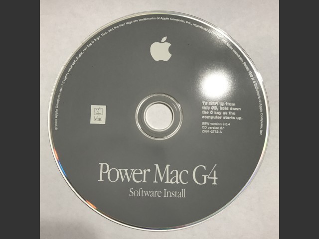 Mac OS 9.0.4 (Disc 1.0) (G4) (691-2772-A,Z) (CD) (2000)