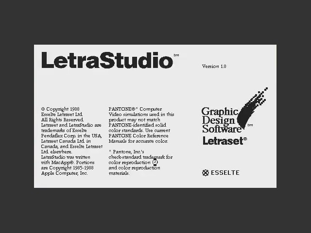 LetraStudio 1.0 (1988)