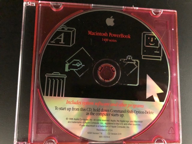 Mac OS 7.6 (PowerBook 1400) (691-1519A) (CD) [en_US] (1996)