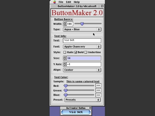 ButtonMaker 2.0 (2001)