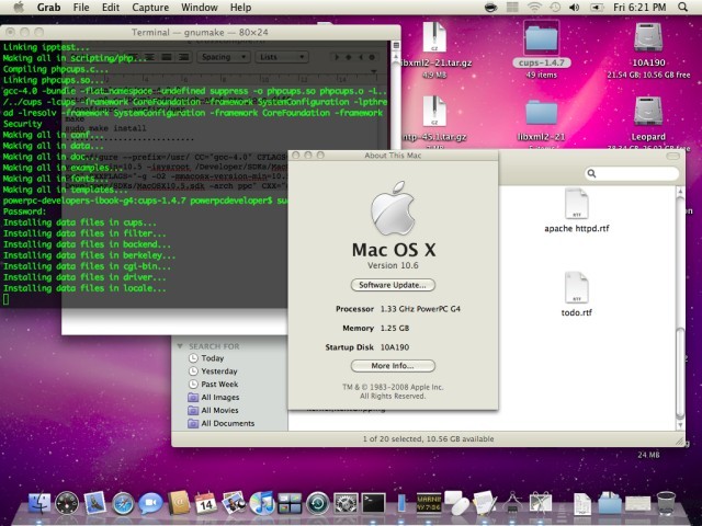 Mac OS X Snow Leopard (Universal) - 10.6 Developer Preview Seeds (2008)