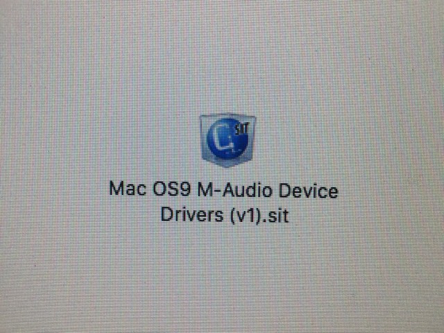 Mac OS9 M-Audio Device Drivers (1999)