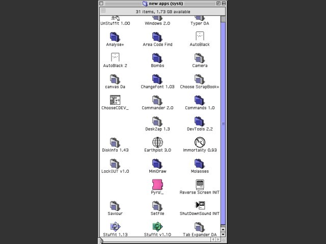 31 Various Utilities for System 6 (2001)