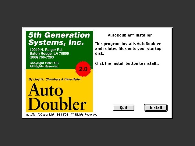 AutoDoubler 2.0 (1992)