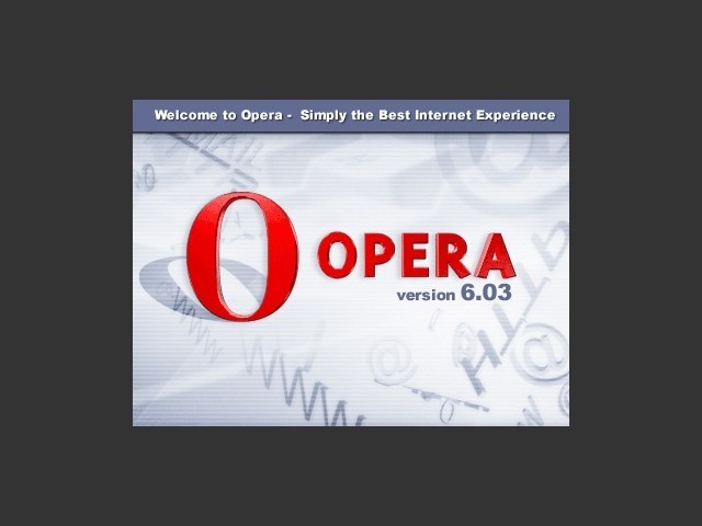 Opera Browser 6.03 (2003)