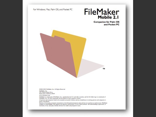 FileMaker Mobile 2.1 (2002)